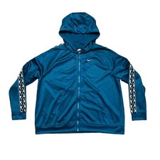 Nike Warm Up Hooded Cross Training Full Zip Hooded Polyester Jacket Men's 2X