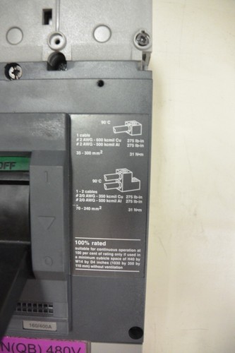 MERLIN GERIN NJHM36400E20 3P 600V 400 AMP LSI STR23SP NSJ400H - TESTED - Picture 3 of 6