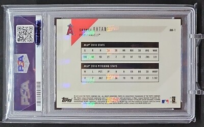 2018 Topps Now Shohei Ohtani #AW-1 Rookie of the Year Award