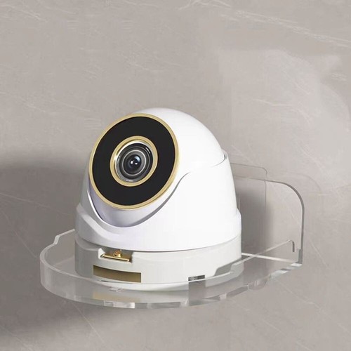 Plastic Surveillance Stand Self-Adhesive Floating Wall Shelf Home - Afbeelding 3 van 14