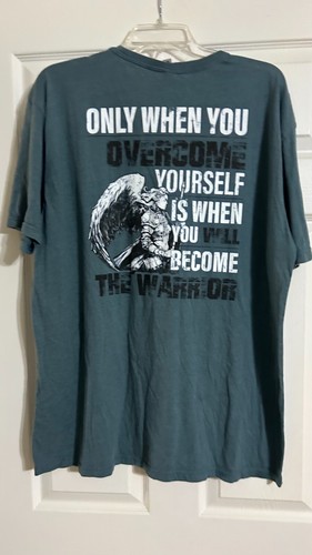 Til Valhalla Project Men's Shirt Men's XXL Teal Blue Short Sleeve Next Apparel - Picture 3 of 4