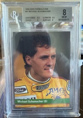 1992 Grid Motorcard Formula 1 - Michael Schumacher #51 (RC)