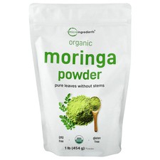 Organic Moringa Powder, 1 lb 454 g