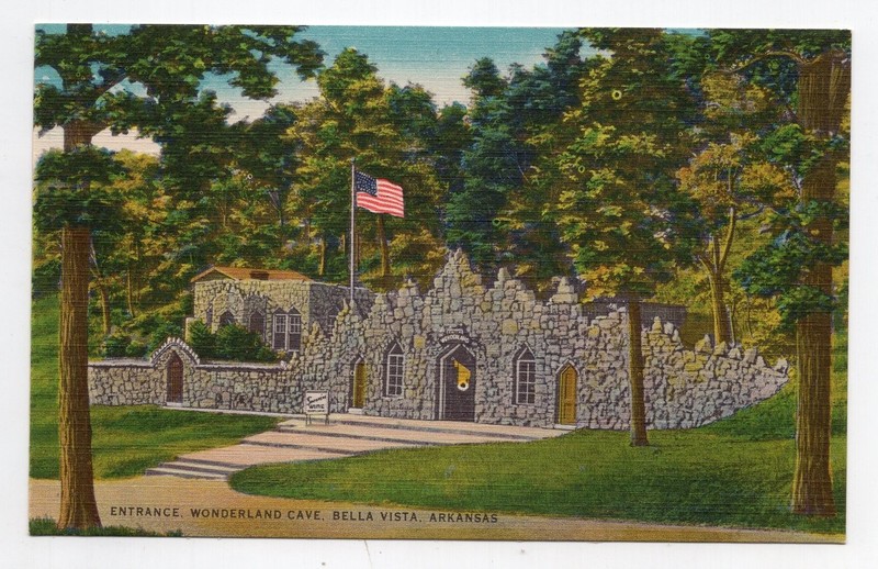 1940s? Linen - Entrance, Wonderland Cave Night Club - Bella Vista, Arkansas