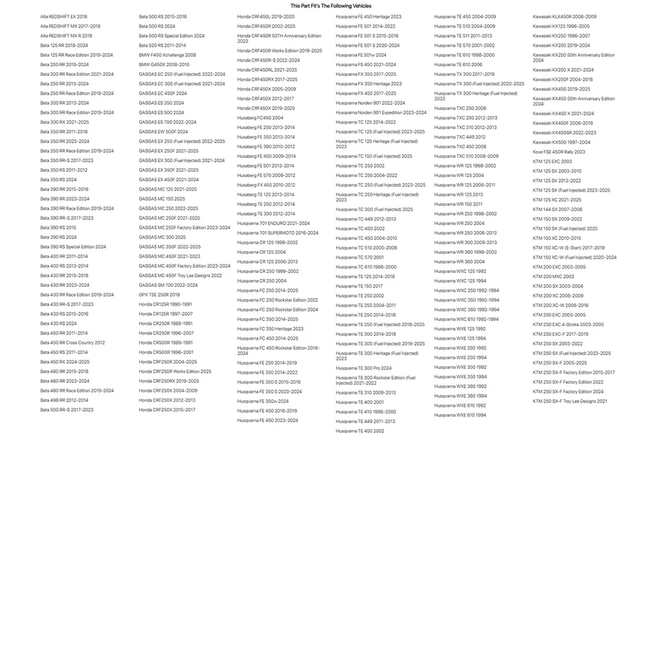 Tusk Neoprene Seal Guards 44-50mm Fork Tube, Short Black For HUSQVARNA TE 570 Foto 4 de 4