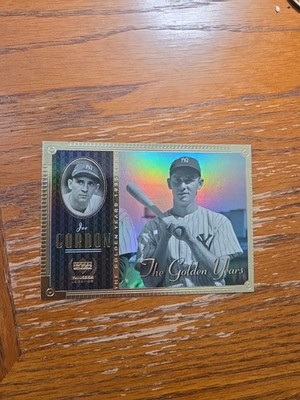 2000 UPPER DECK YANKEES LEGENDS # GY10 JOE GORDON THE GOLDEN YEARS