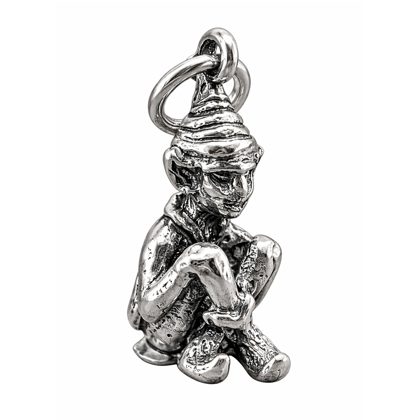 Pixie Charm 925 Sterling Silver Leprechaun Pendant Bracelet Jewellery & Boxed