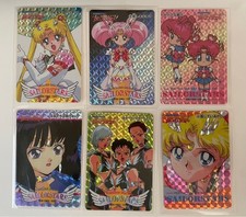 Prism Sticker Card Set 6 Cards Sailor Moon Amada Part 15 from Japan Rare