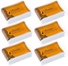 Rosin, Violin Rosin 6 Pack Cello Viola Rosin for Violin Bow, Light Low Dust Re