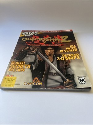 Onimusha 2 : Samurai's Destiny by Prima Temp Authors Staff (2002, Trade...