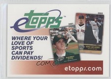 2002 eTopps Ad Card Barry Zito Nomar Garciaparra 0b0