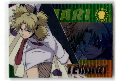 Naruto Temari 2002 Way of the Ninja Panini C15 Character Card Foil Chase