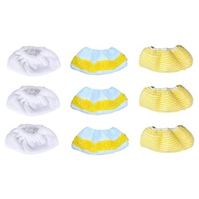 9PCS Steam Mop Cloths Cover for Easyfix SC2 SC3 SC4 SC5 Handheld Vacuum