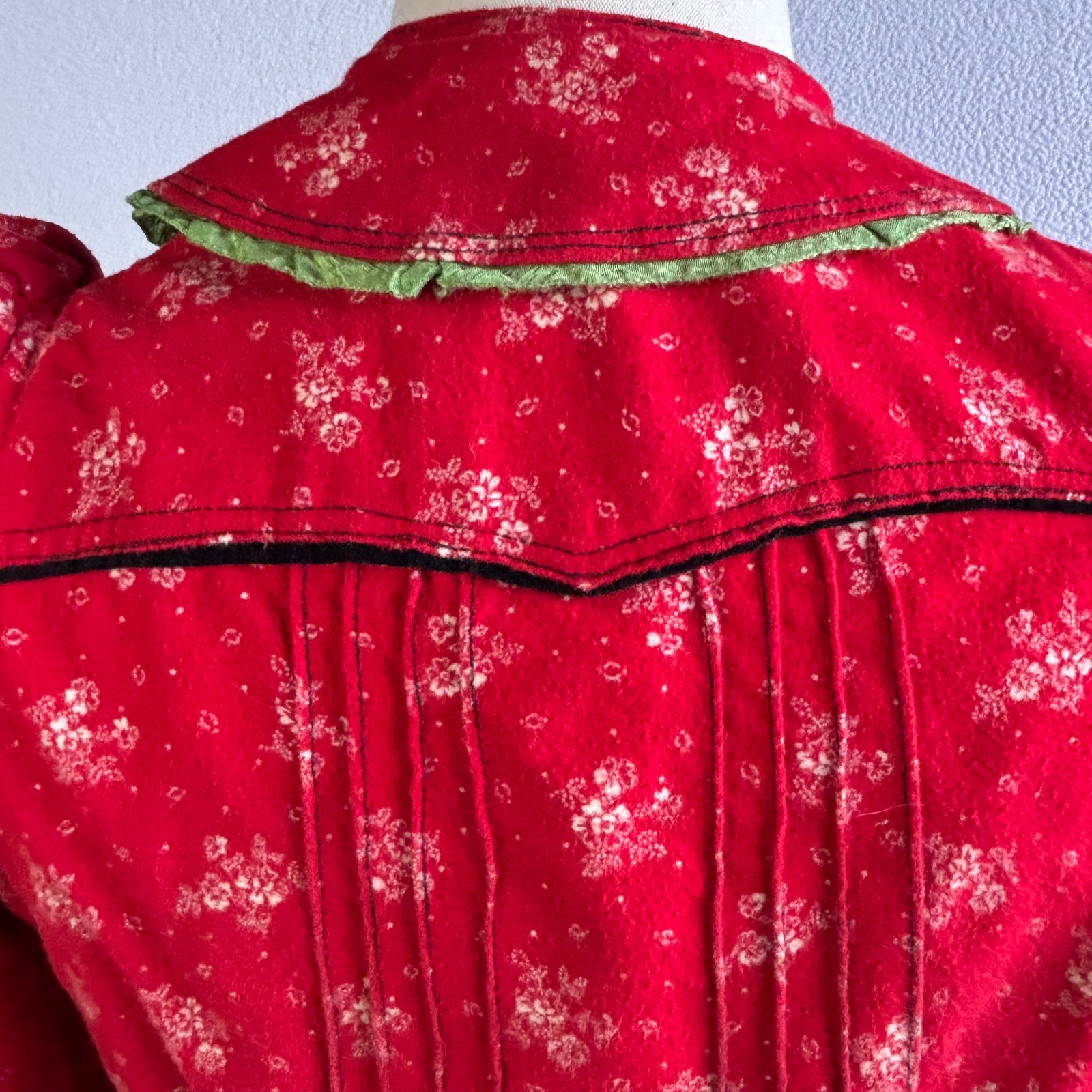 Vtg Hand Made Hungarian Transylvanian Széki Jacke… - image 7