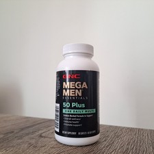 GNC Mega Men Essentials 50 Plus One Daily Multi, 60 capsule, VENDITORE UE