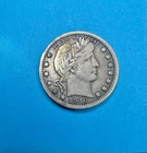 1916 Barber Quarter 25C Philadelphia Silver Final Year Barber Issue