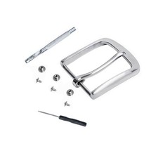 Belt Buckle Stainless Steel Heavy Duty Single Prong 1.5"40mm Buckle Rounded S...