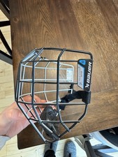 Bauer Cage True Vision Profile III Maschera Hockey Ovale Acciaio Inox Medium