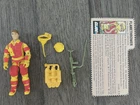 Vintage 1984 Hasbro GI Joe ARAH Blowtorch v1 Action Figure Complete w/ File Card