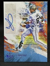 2021 Panini Diamond Kings DK Signatures Lewin Diaz #DKS-LD /99 Auto