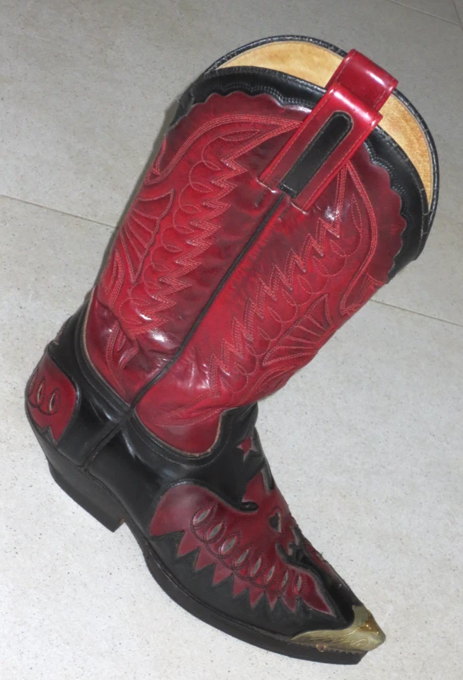 SENDRA COWBOY LEATHER BOOTS 2703 LEDER STIEFEL GR. 37/ MEX.- 38/ UK- 4/ US- 4,5 - Bild 4 von 4