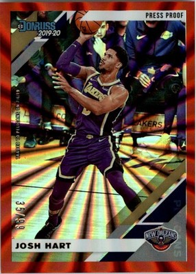 2019-20 Donruss Press Proof Red Laser #128 Josh Hart /99 - BSK