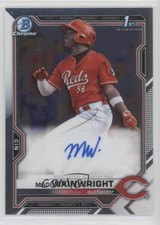 2021 Bowman Chrome Prospects Auto Mac Wainwright #CPA-MW Auto 1v7