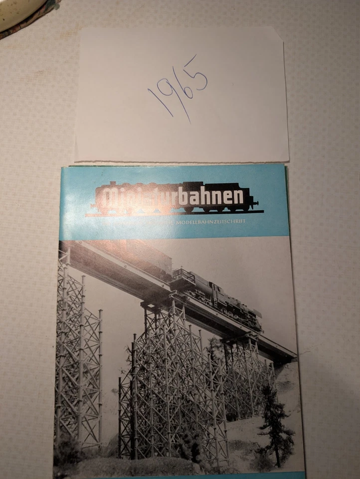 MIBA Miniaturbahnen Hefte 1965