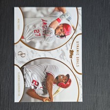 Topps 2025 Dynamic Duals Mike Trout Vladimir Guerrero #15 Baseball Card