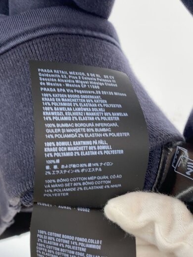 PRADA 24 model faded logo sweatshirt/ size M/ cotton/ NVY/ UJL69B thumbnail 5