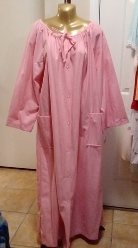 Vintage Heather Collection 3X Nightgown or Robe Pink Grandmacore Cottagecore
