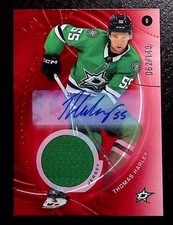 2025-26 SP Game Used Red #112 Thomas Harley Jersey AUTO Autograph 62/149 Stars