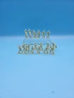 Lot of 18 Vintage Marx Fighting Knights Plastic Figures 9 Different 2 Each Green