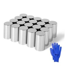 20Pcs Lug Nut Covers 32mm/33mm Nut Covers ABS Chrome Plastic Cylinder 20 PCS