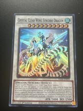 Dragón sincronizado ala cristalina (SR) RA04-EN059 cuarto de siglo estampida 1er