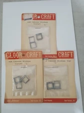 3 Pkgs. of Gloor Craft N & W Caboose Windows (Large) "O" Scale - NIP