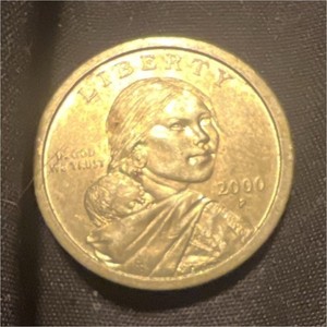 2000-P Sacagawea Native American $1 Coin Philadelphia Business Strike KM#318