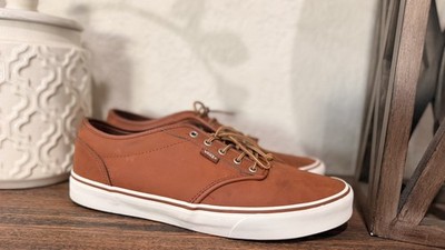 Vans Atwood Brown/Mashmallow Leather Men's Sneakers - Size 13 