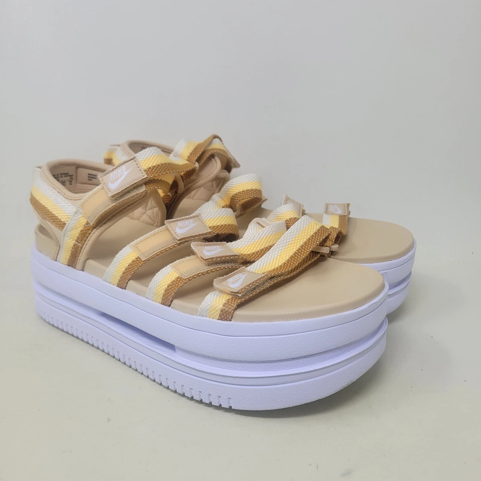 Nike Icon sandali classici sesame chutney bianco donna taglia 12 DH0224 200