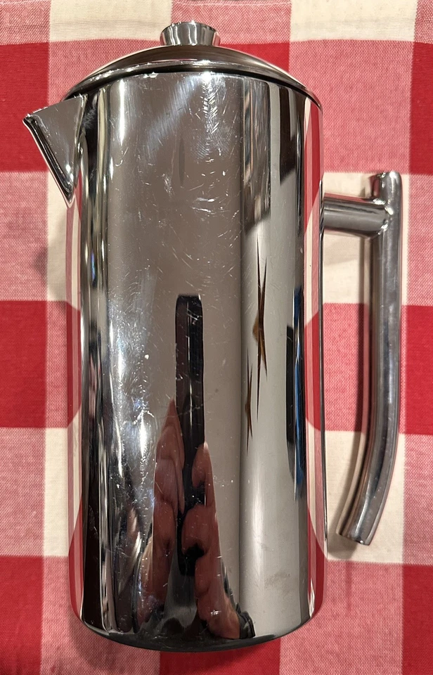 Frieling acero inoxidable cepillado 17 OZ. Prensa francesa Foto 3 de 4