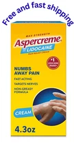 Lidocaine Pain Relief Cream Soothes Aggravated Nerves,Numbing Topical Analgesic✅