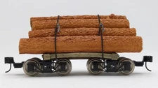 Delton 9201 G Scale Short Log Car - Metal Wheels EX