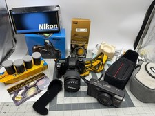 Nikon Camera Lot UNTESTED  N75 QD AF 28-200mm Life Touch zoom 105