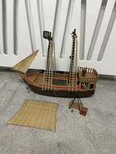 Rare Vintage Playmobil 3750 Pirate Ship 1978 Boat Set Incomplete