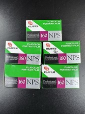 Fuji Fujicolor NPS 160 Professional 35mm Film 5 Rolls Color Negative C-41 NIB