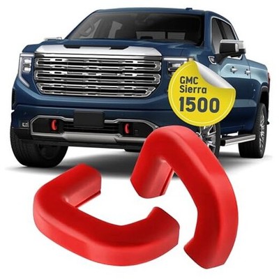 Tow Hook Cover Compatible with GMC Sierra 1500 2019, 2020, 2021, 2022, Red
