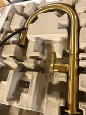 Kohler 28268-2MB Components Pull-Down Kitchen Faucet, Brushed Moderne Brass