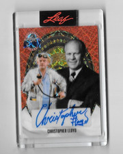 2026 Leaf Metal Presidents Day Christopher Lloyd AUTO ORANGE VELOCITY 1/1