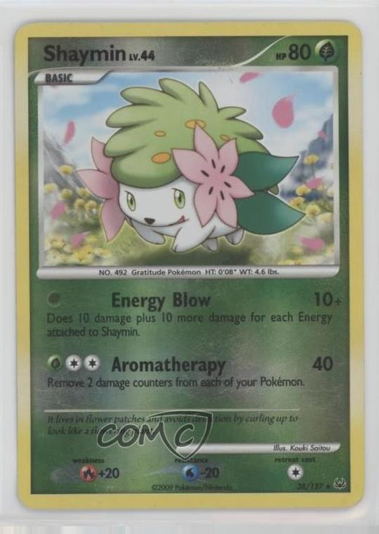 Shaymin Reverse Foil Pokémon Platinum #38 2009