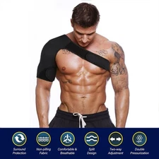 Shoulder Brace Support Compression Sleeve Torn Rotator Cuff Joint Pain Relief US